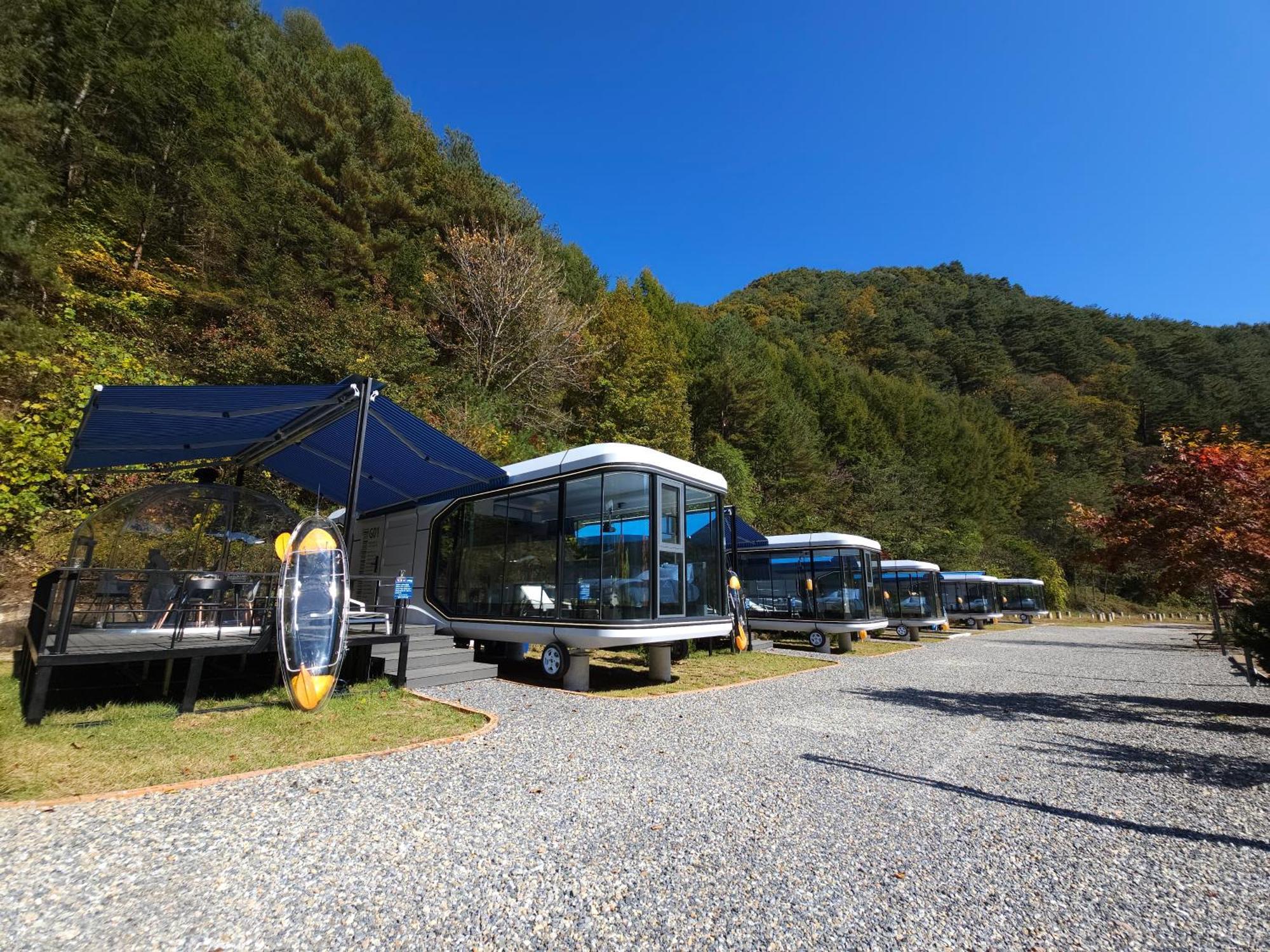 Galaxy X Hotel Type Caravan Glamping & Pension พยองซาง ภายนอก รูปภาพ